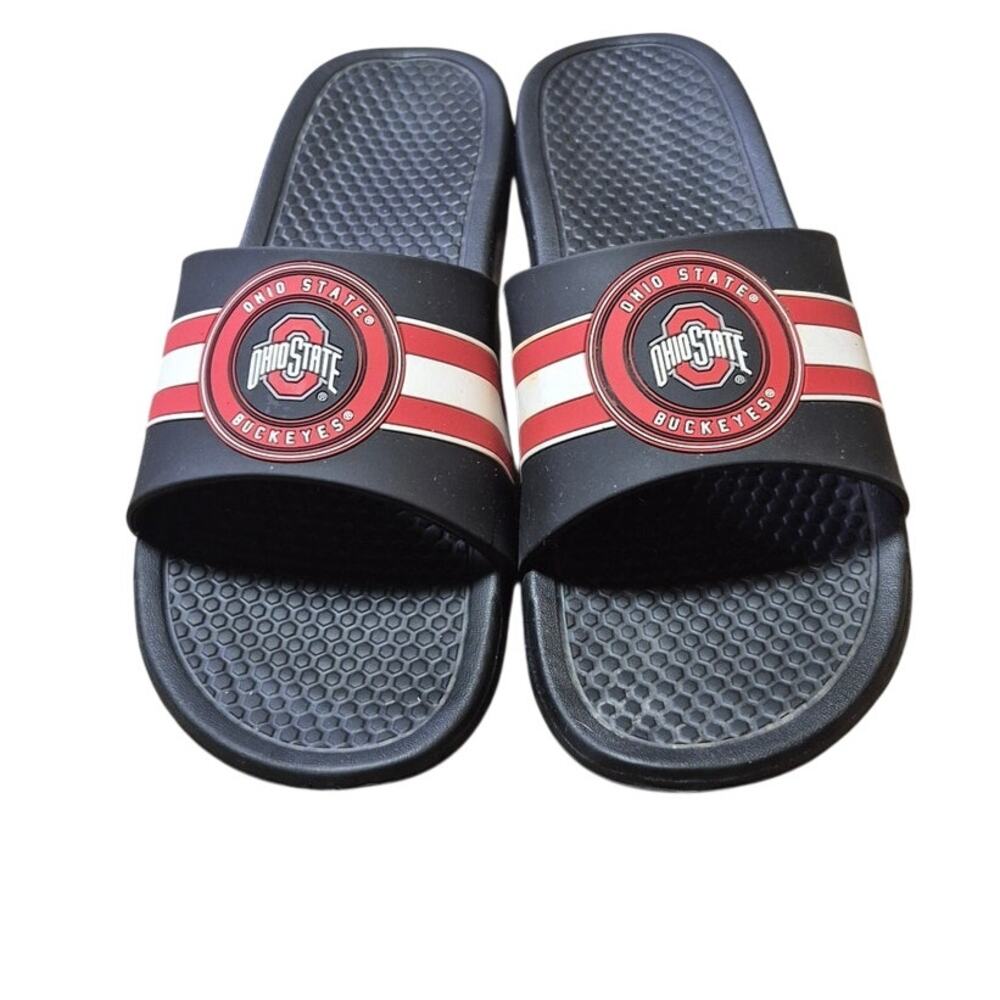 FOCO Ohio State Buckeyes Men's Sandals Size M 9-10